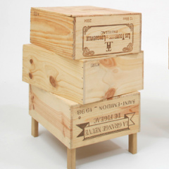 'Wood-Be Side Tables'  by Rabih Hage for 'Roughed Up' Collection, 2009